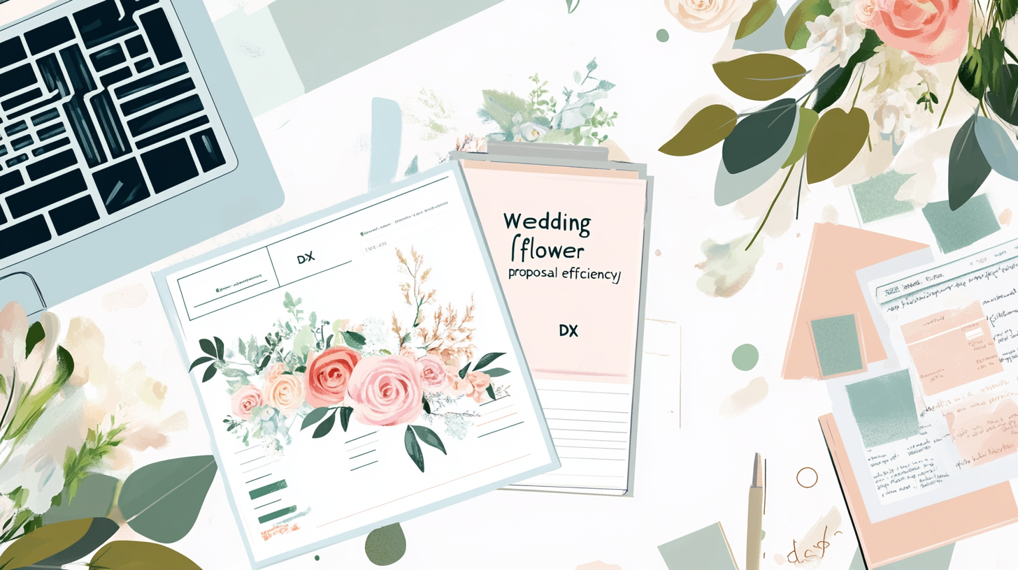 装花提案書の作り方を効率化する3つの方法