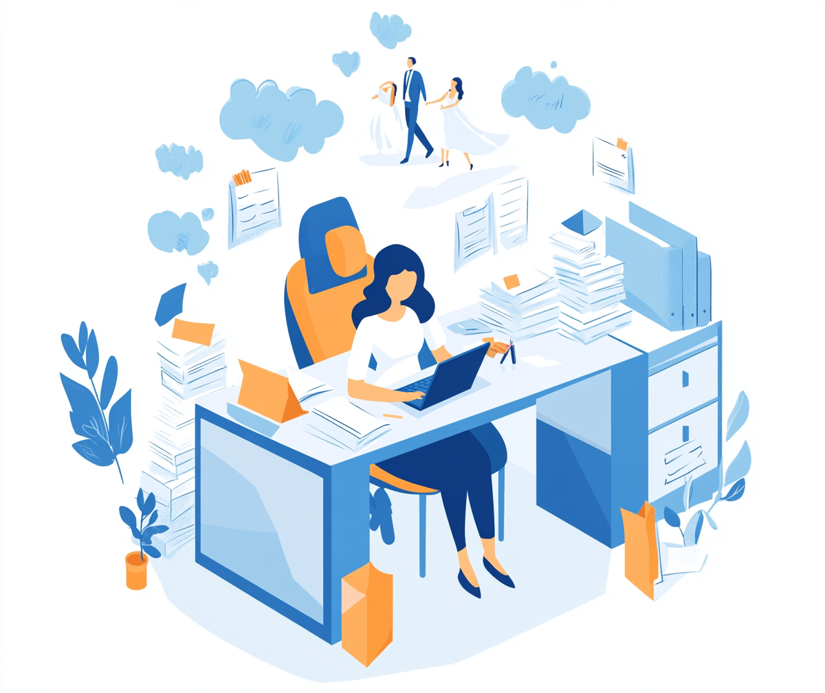 業務の属人化とスタッフの過重労働の課題